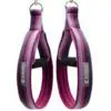 ELEMENTS Pilates Loop Roll Straps purple rainbow with fleece lining