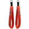 A pair of ELEMENTS Shoulder Loops made with fleece, 360 lining orange colour