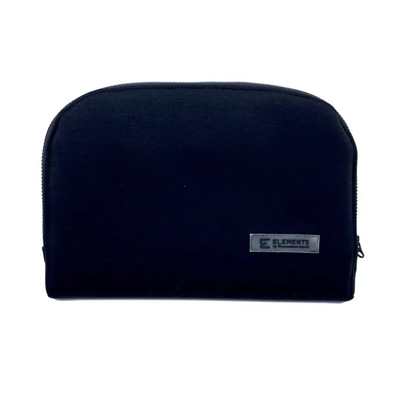 ELEMENTS Zip Pouches Zip pouch cotton mix black