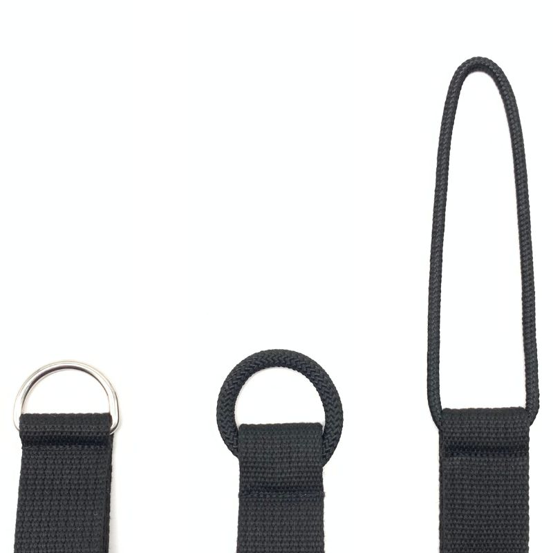 Pilates reformer rope connection using ELEMENTS straps